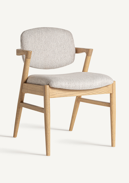 Namur Upholstered Dining Chair – Solid Ash Wood