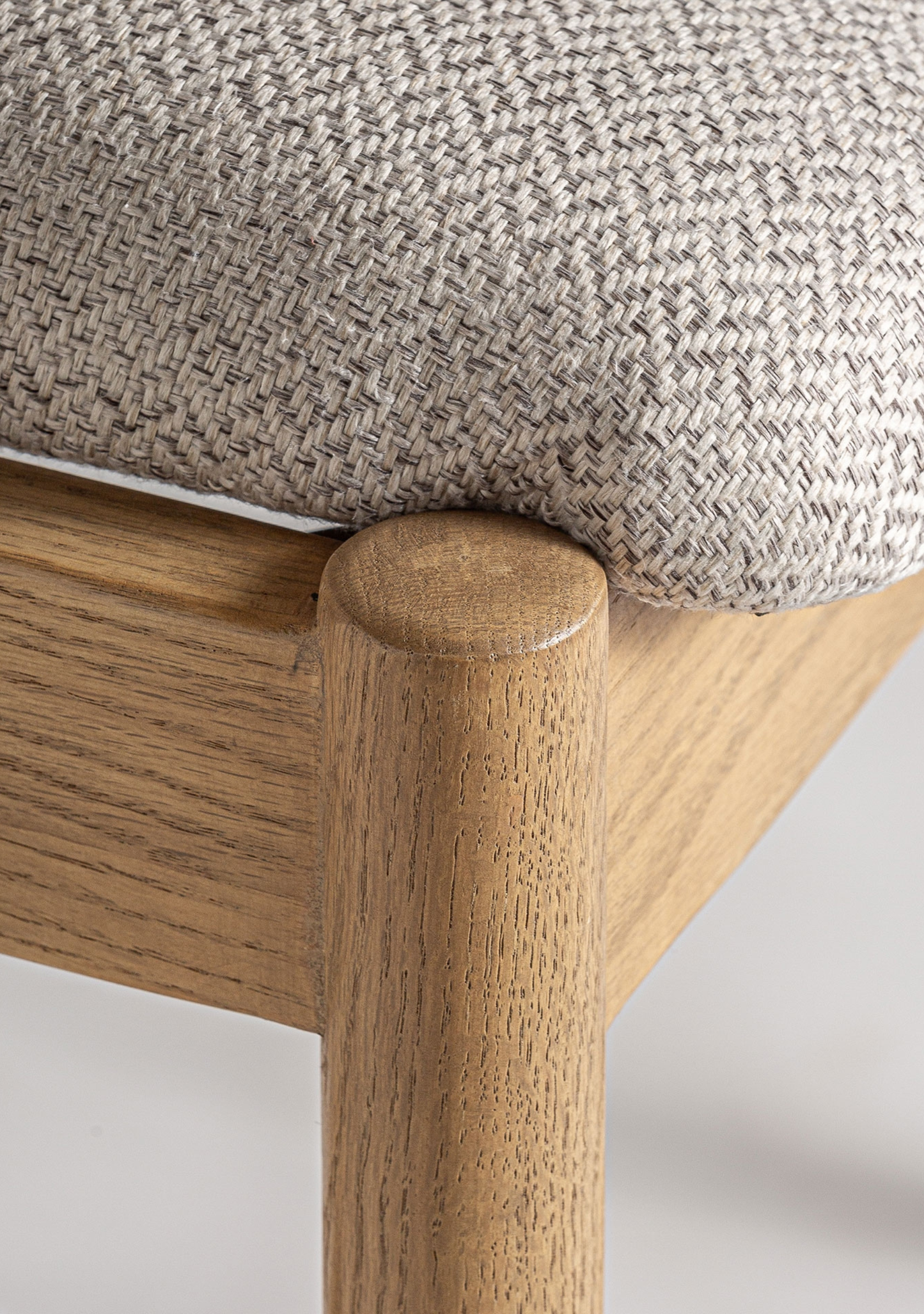 Namur Upholstered Dining Chair – Solid Ash Wood