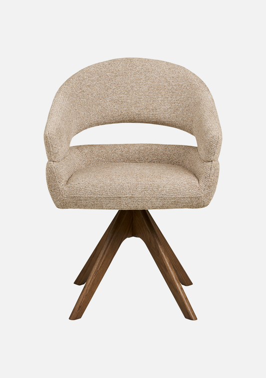 Dover Swivel Dining Chair – Oak Legs, FSC®