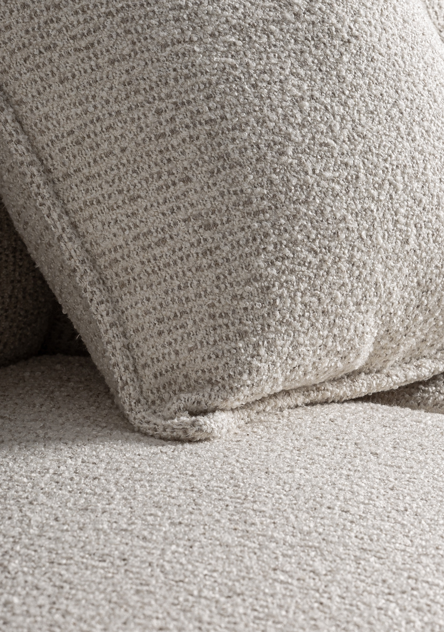 Wenden geschwungenes Outdoor-Sofa – Off-White