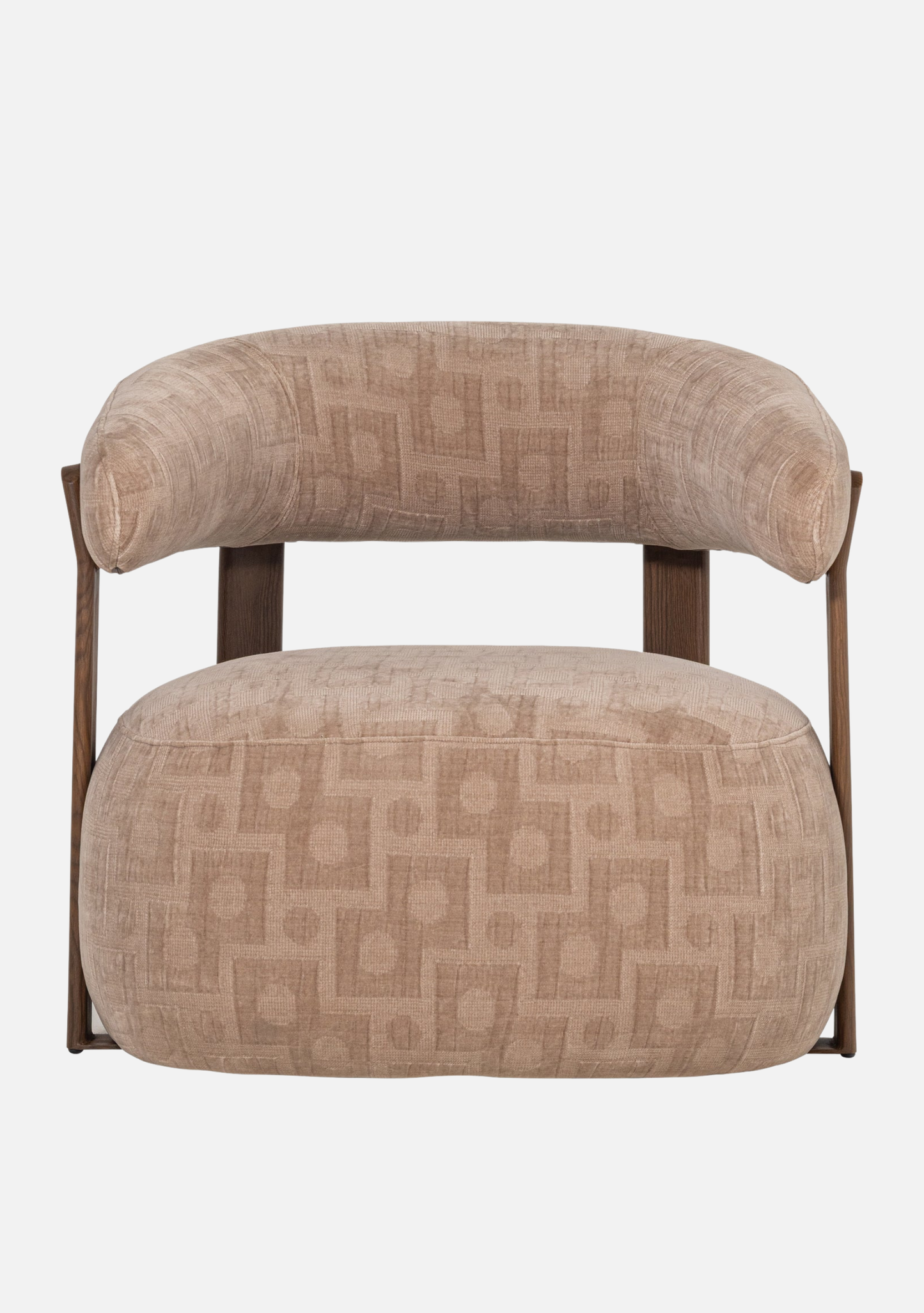 Foon Armchair – FSC® Structured Sand - Elara Maison