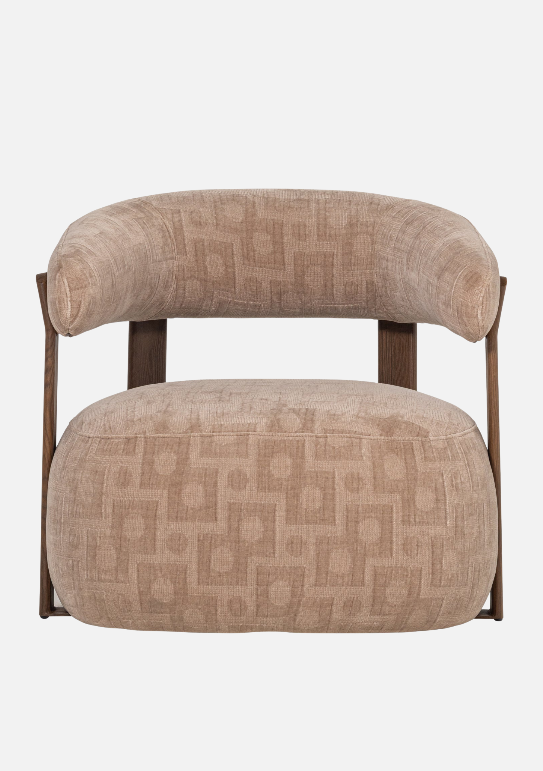 Foon Armchair – FSC® Structured Sand - Elara Maison
