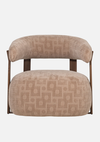Foon Armchair – FSC® Structured Sand - Elara Maison