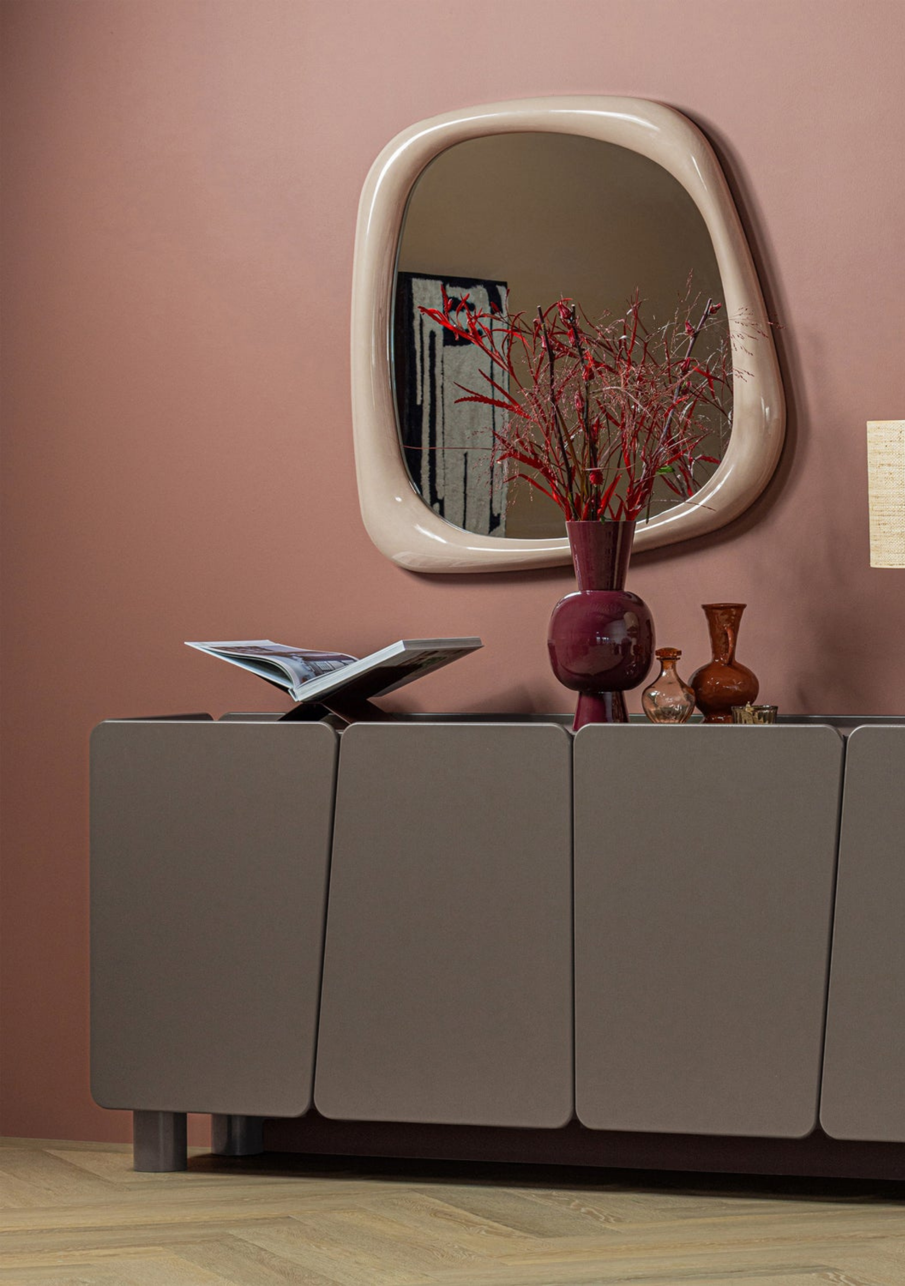 Root Sideboard 200 cm – FSC® Pine Truffle Brown - Elara Maison