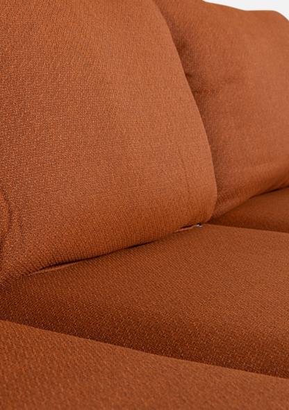 CAVERO GARDEN LOUNGE SET ALUMINIUM TERRA/NATURAL - Elara Maison