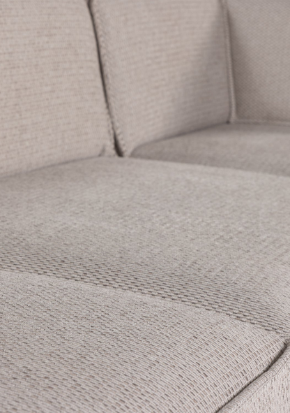 Manu Chaise Longue Sofa Right – Natural FSC® - Elara Maison