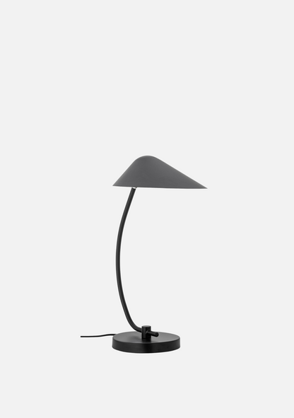 Nisella Table Lamp – Black Metal - Elara Maison