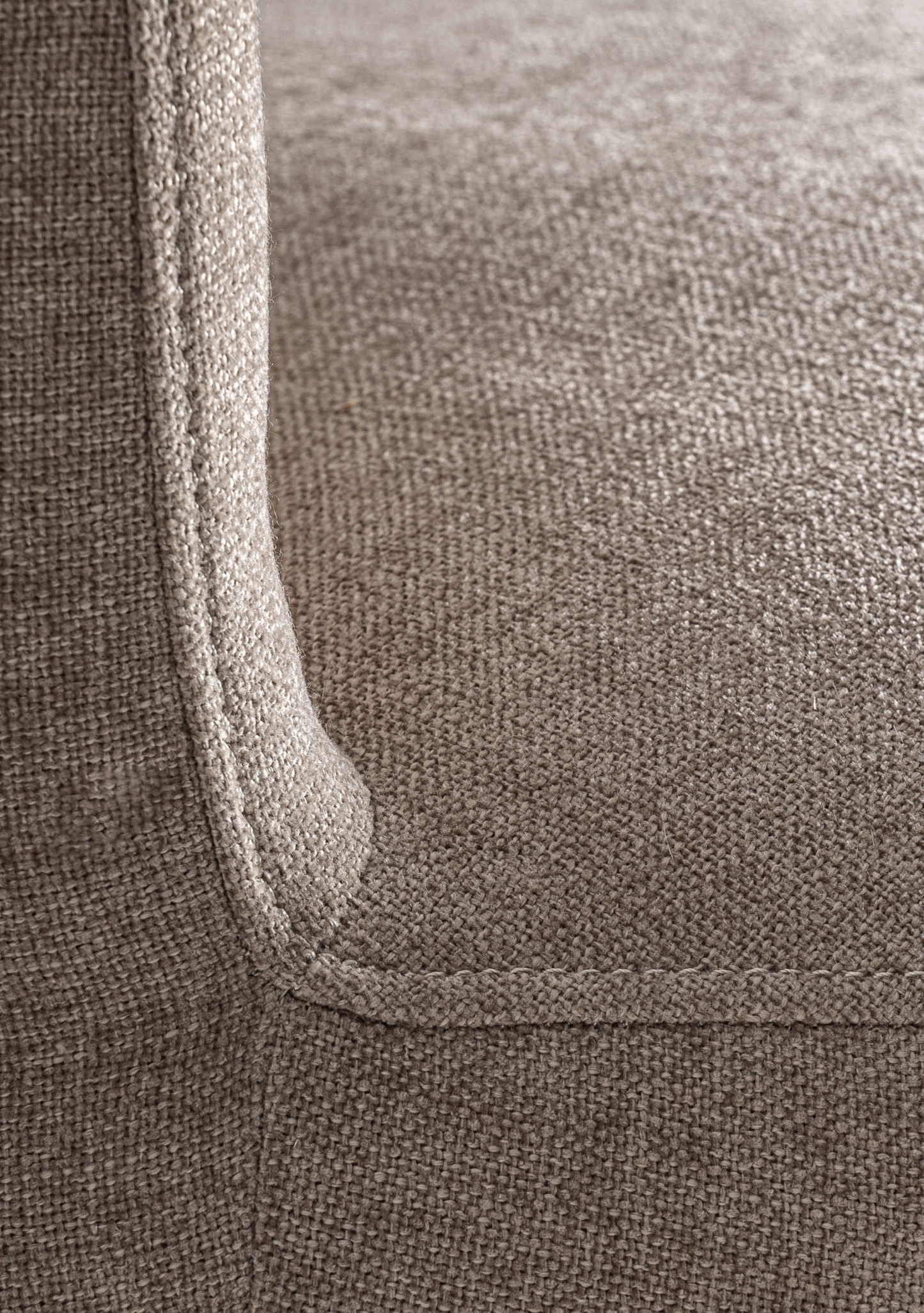 Vipiteno Beige Chenille Swivel Accent Armchair