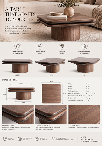Kexby Coffee Table - Elara Maison