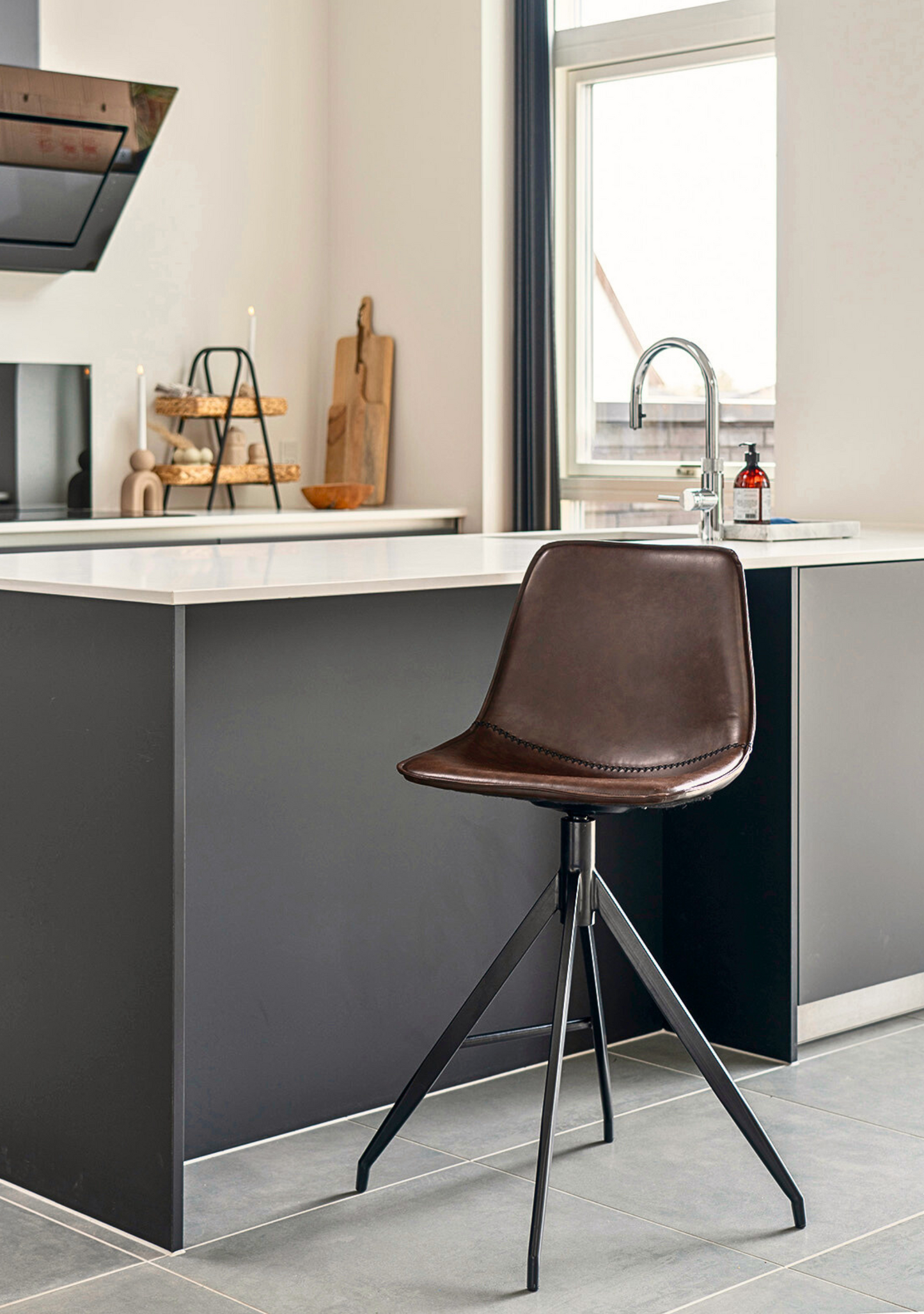 Monaco Counter Chair - Elara Maison