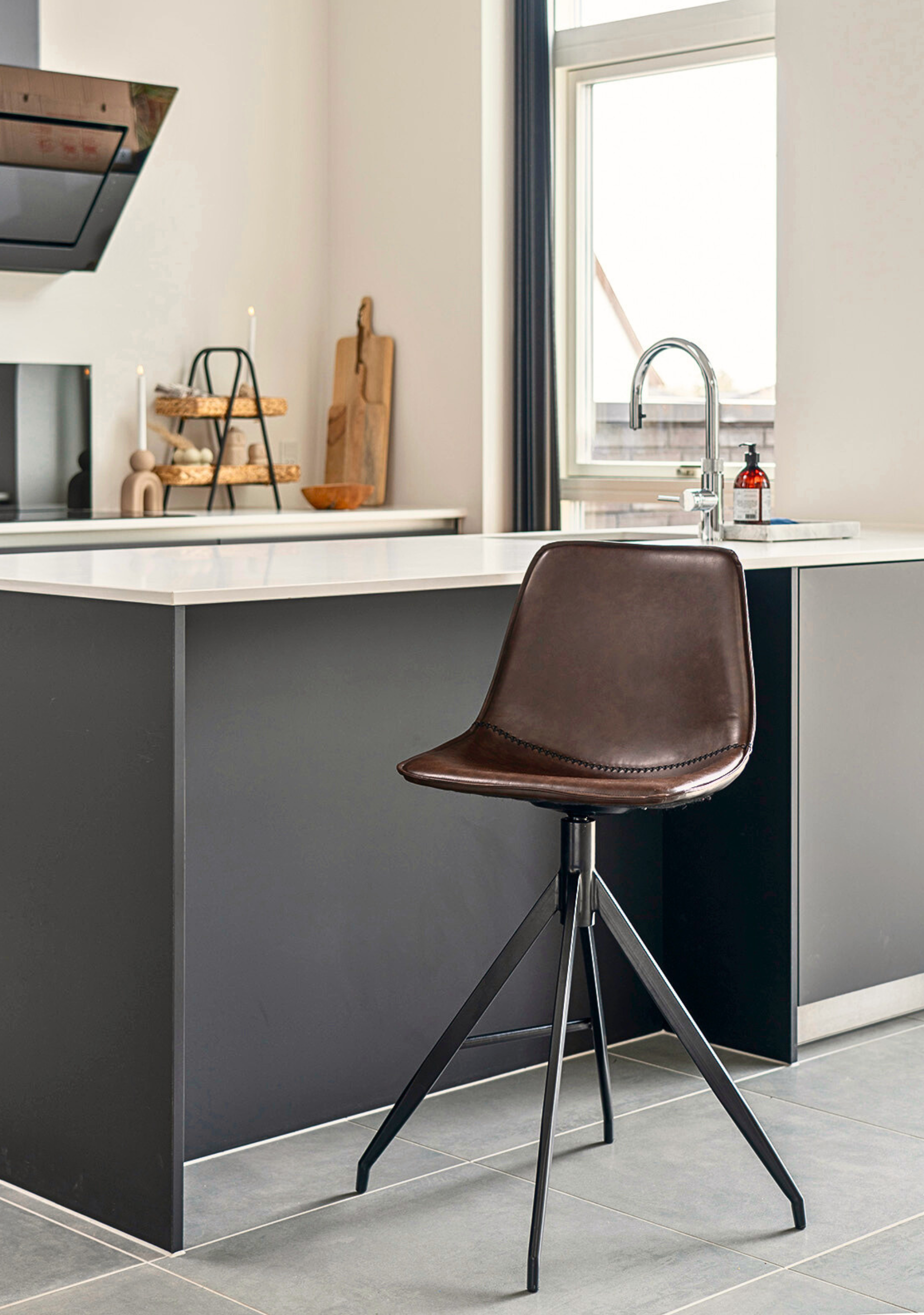 Monaco Counter Chair - Elara Maison