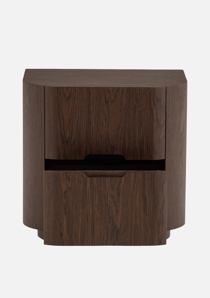 Arvi Nightstand – Brown Wood - Elara Maison