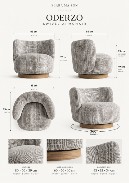 Oderzo Swivel Armchair
