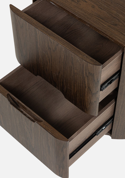Arvi Nightstand – Brown Wood - Elara Maison