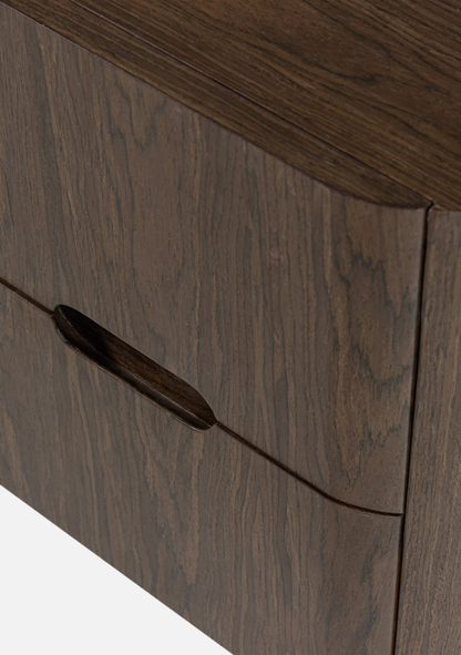 Arvi Nightstand – Brown Wood - Elara Maison