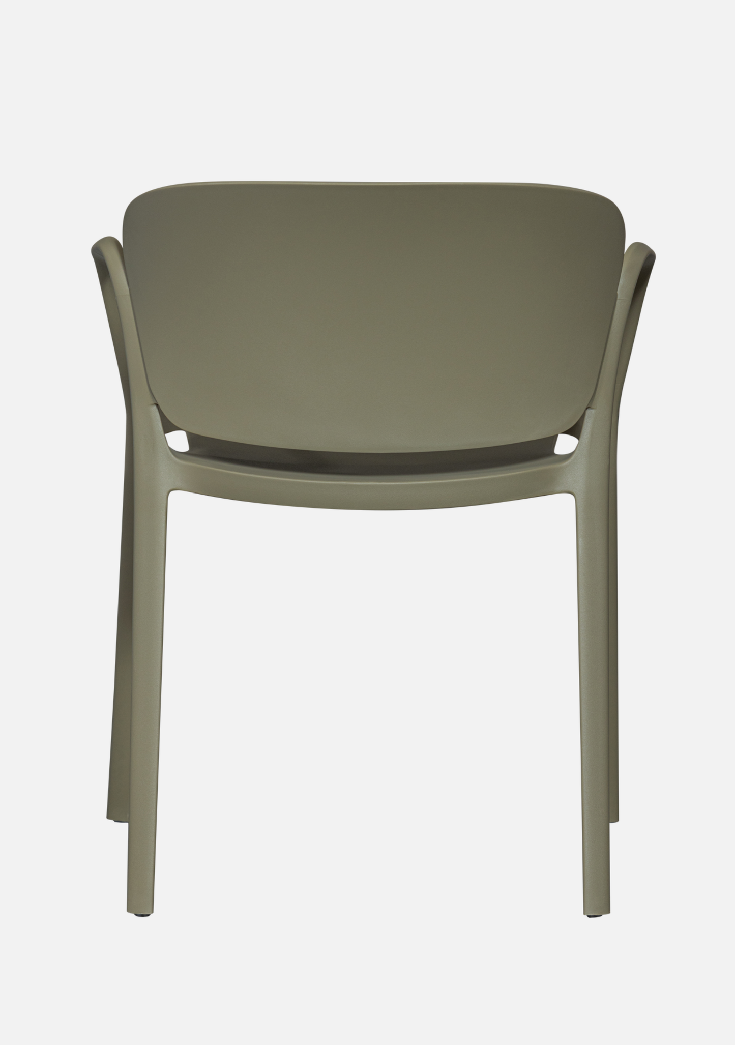 BENT GARDEN CHAIR PLASTIC GREEN Set - 2 - Elara Maison
