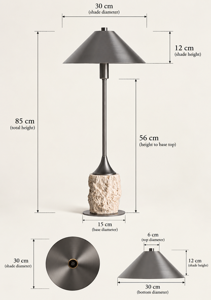 Frangy Marble Lamp