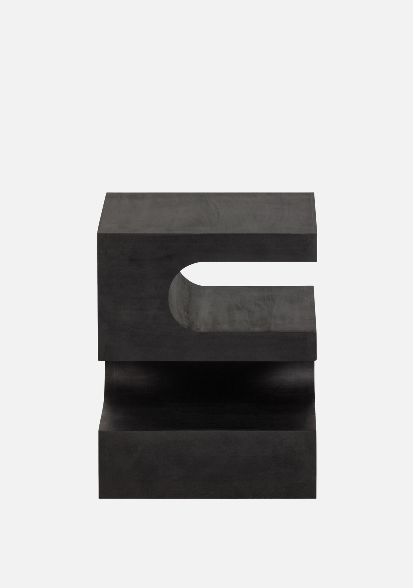 Toma Side Table – Black Mango Wood