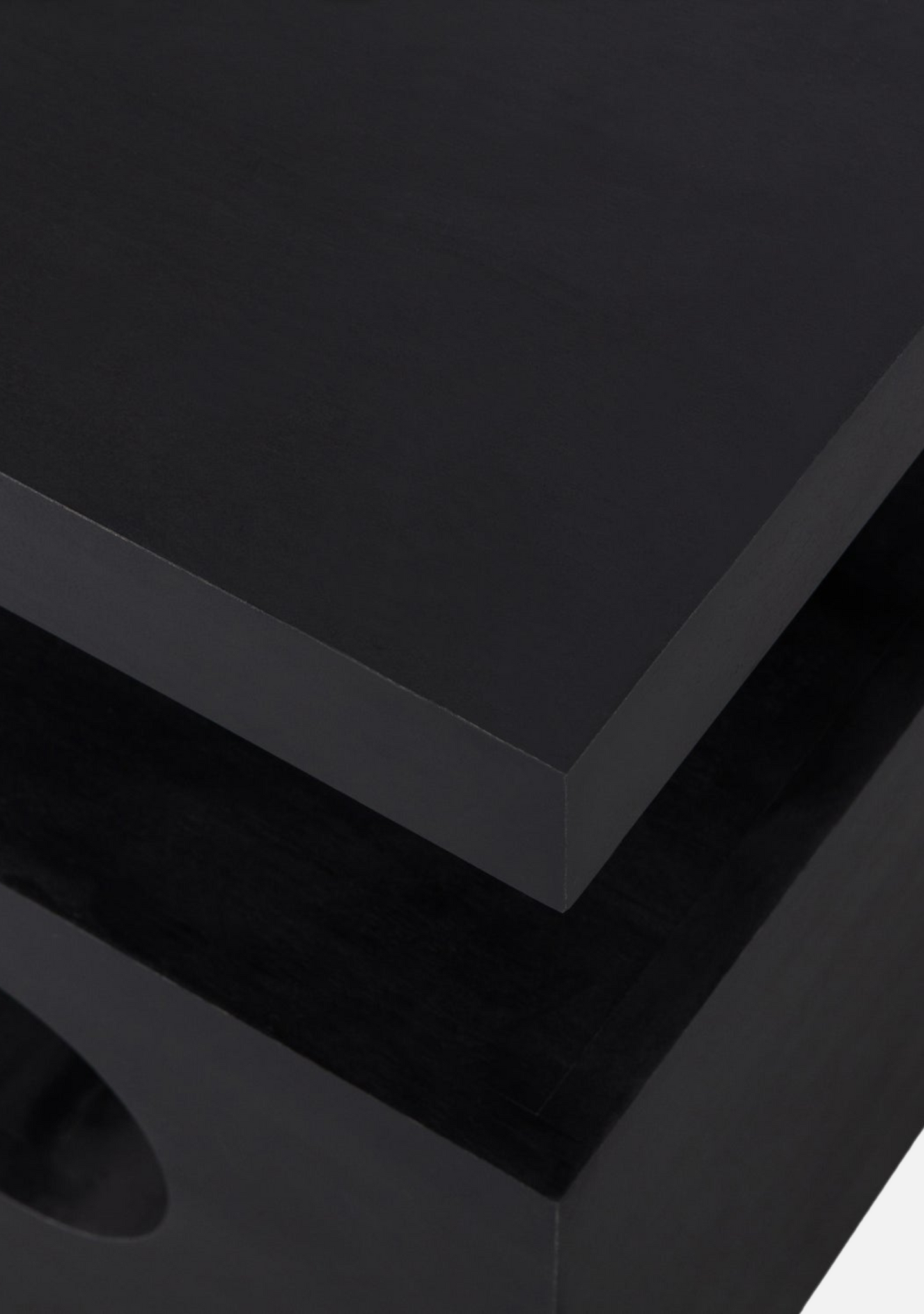 Toma Side Table – Black Mango Wood