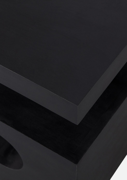 Toma Side Table – Black Mango Wood