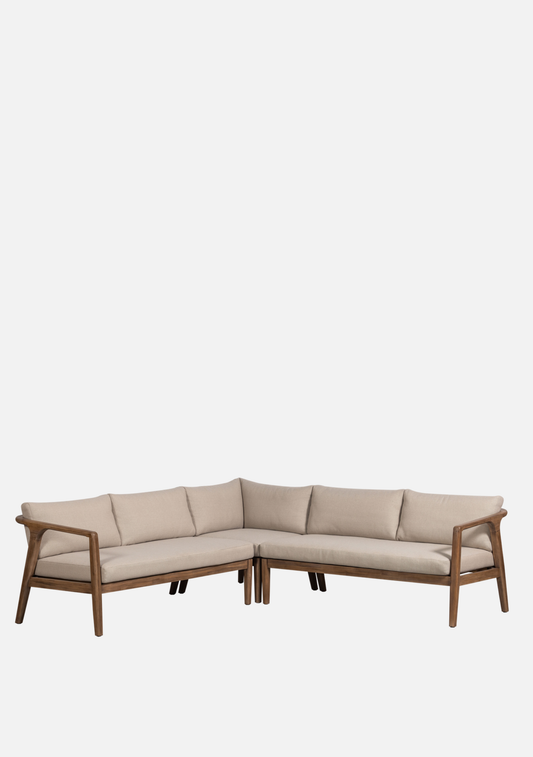 Biam Modular Outdoor Lounge – FSC® Acacia Natural - Elara Maison