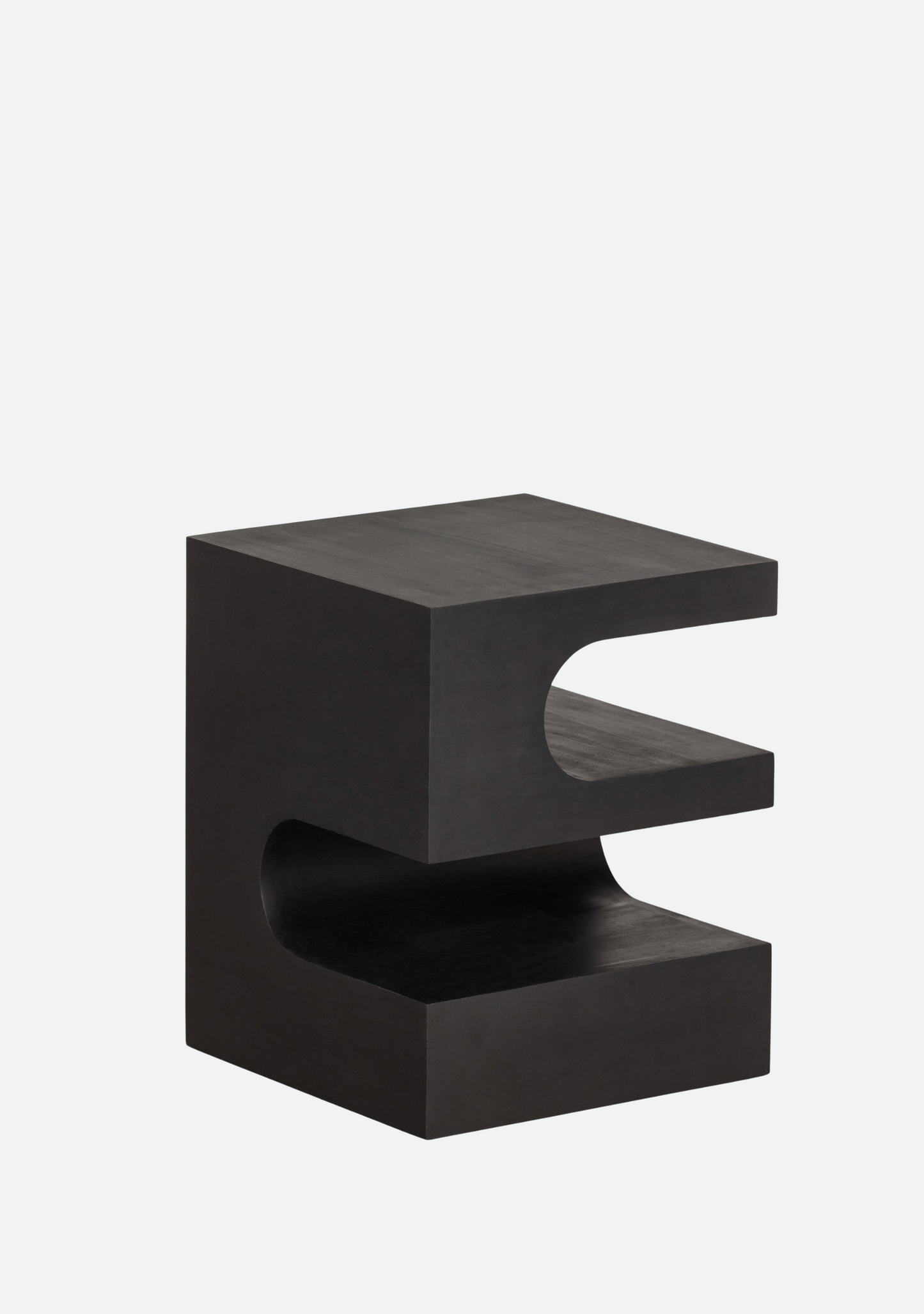 Toma Side Table – Black Mango Wood
