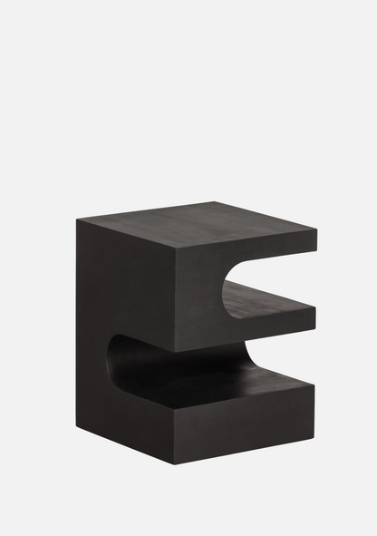 Toma Side Table – Black Mango Wood
