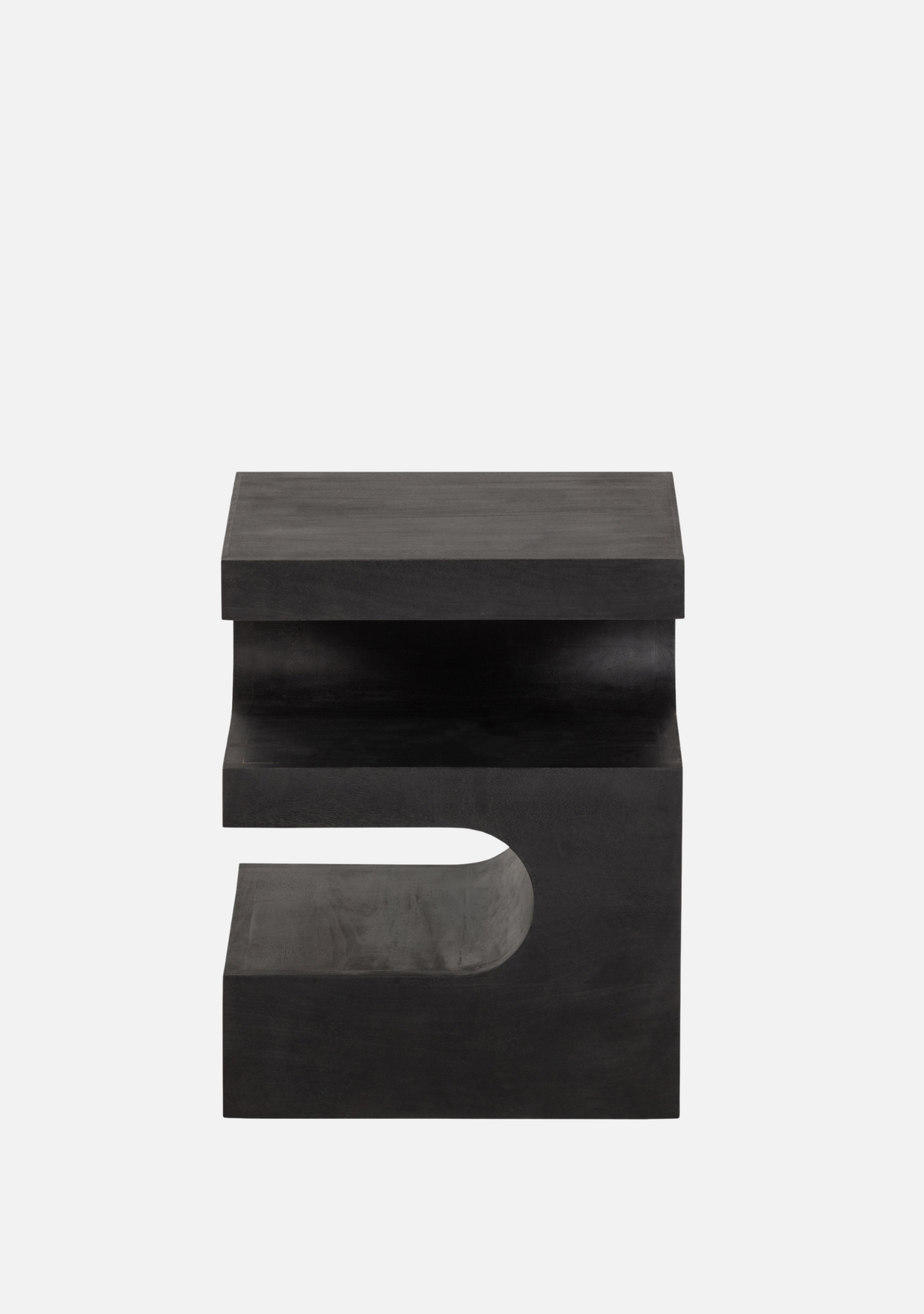 Toma Side Table – Black Mango Wood