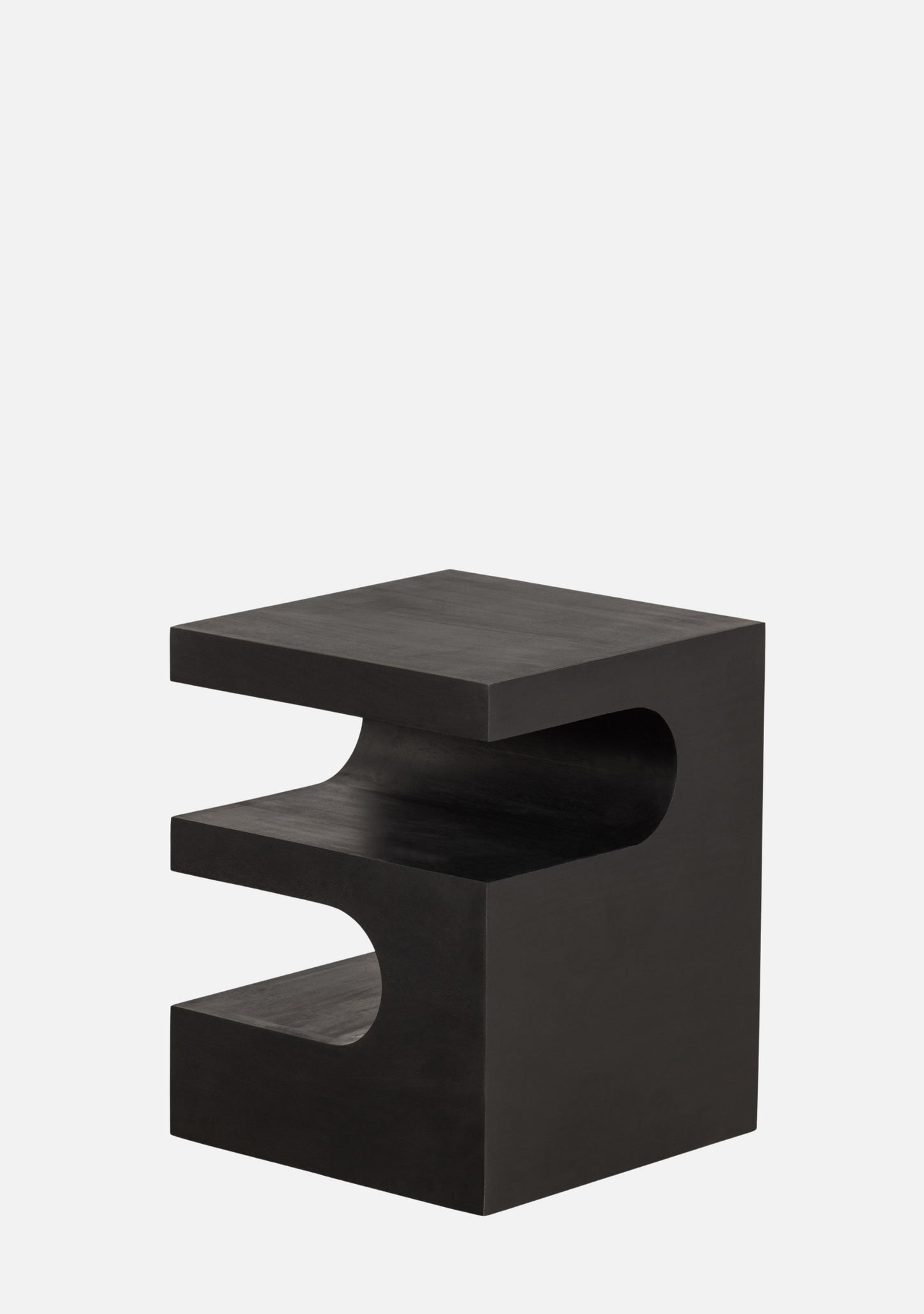 Toma Side Table – Black Mango Wood