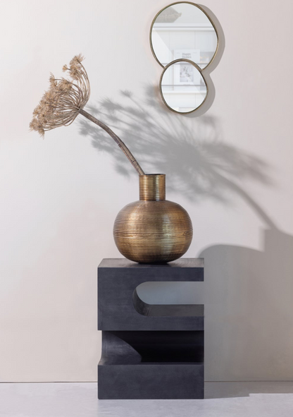 Toma Side Table – Black Mango Wood