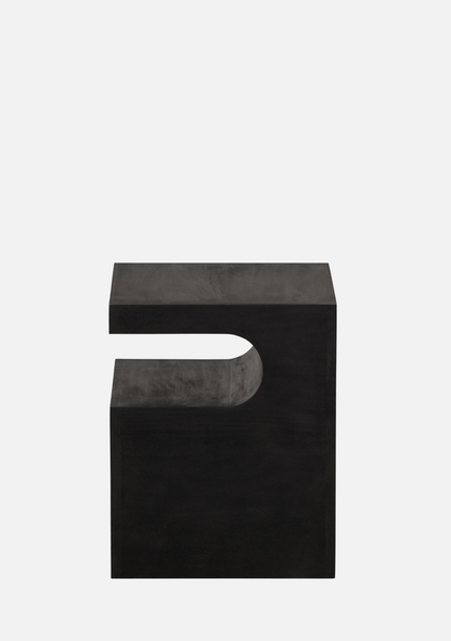 Toma Side Table – Black Mango Wood