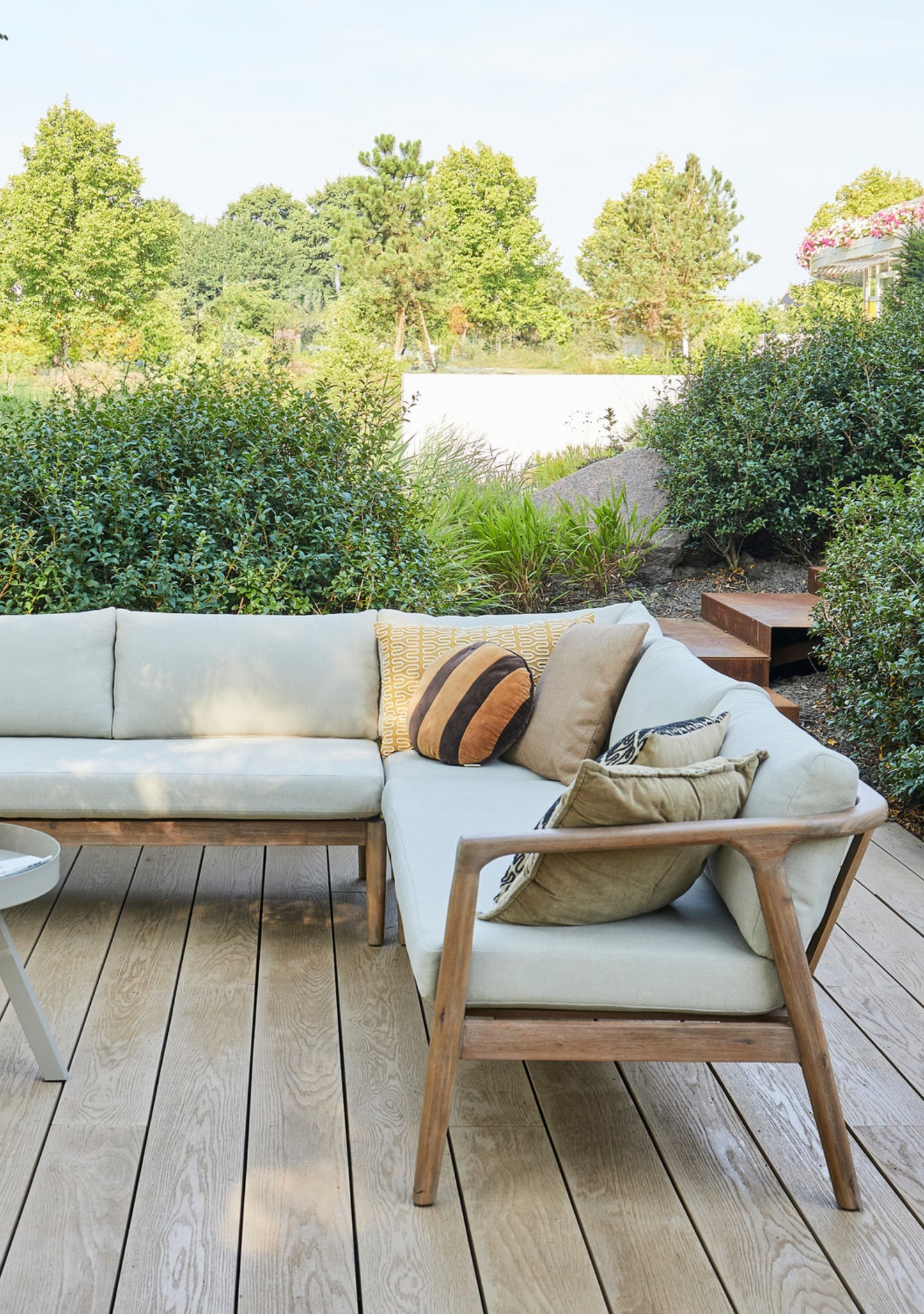 Biam Modular Outdoor Lounge – FSC® Acacia Natural - Elara Maison