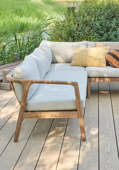 Biam Modular Outdoor Lounge – FSC® Acacia Natural - Elara Maison