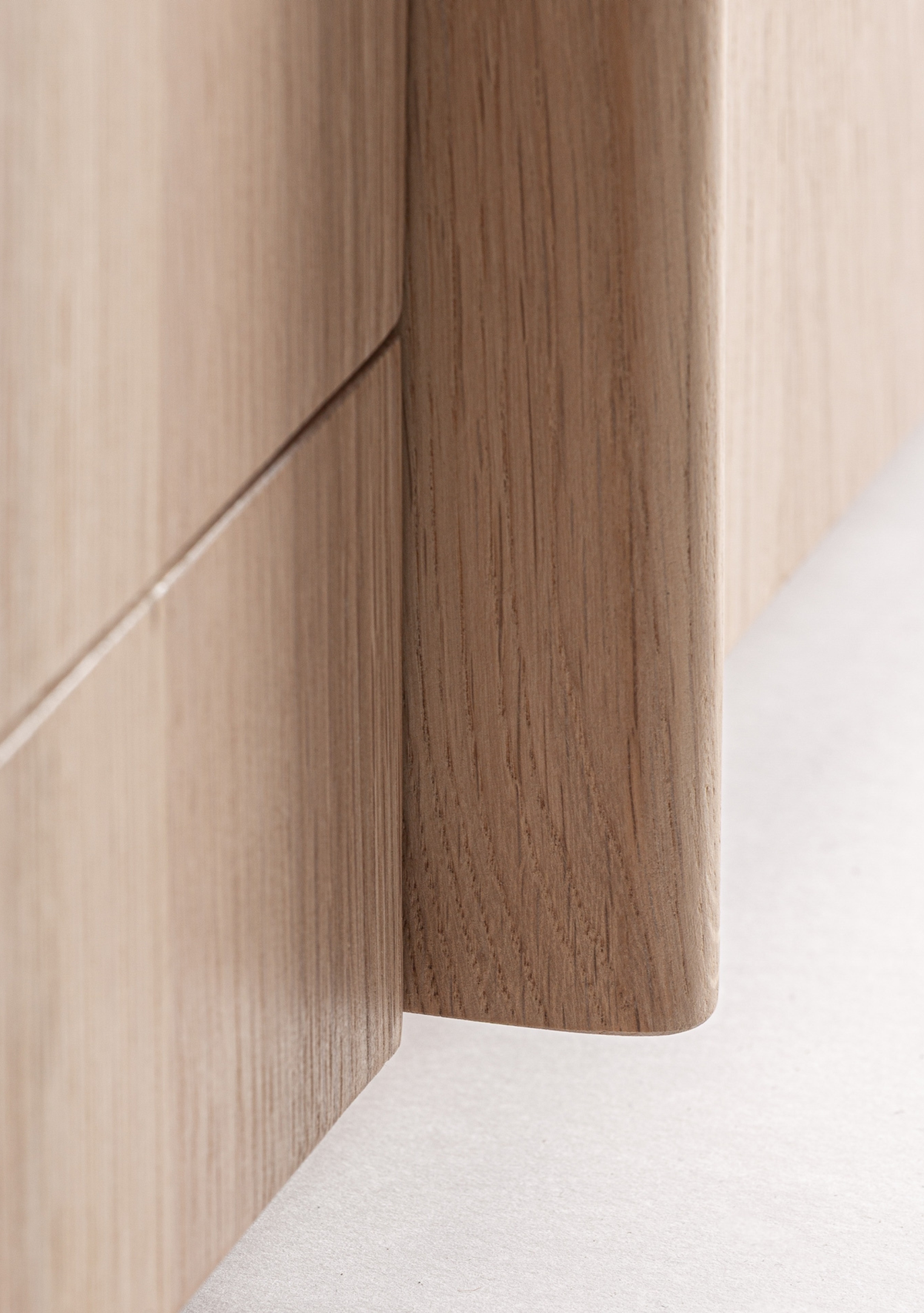 Nara Oak & Marble TV Stand