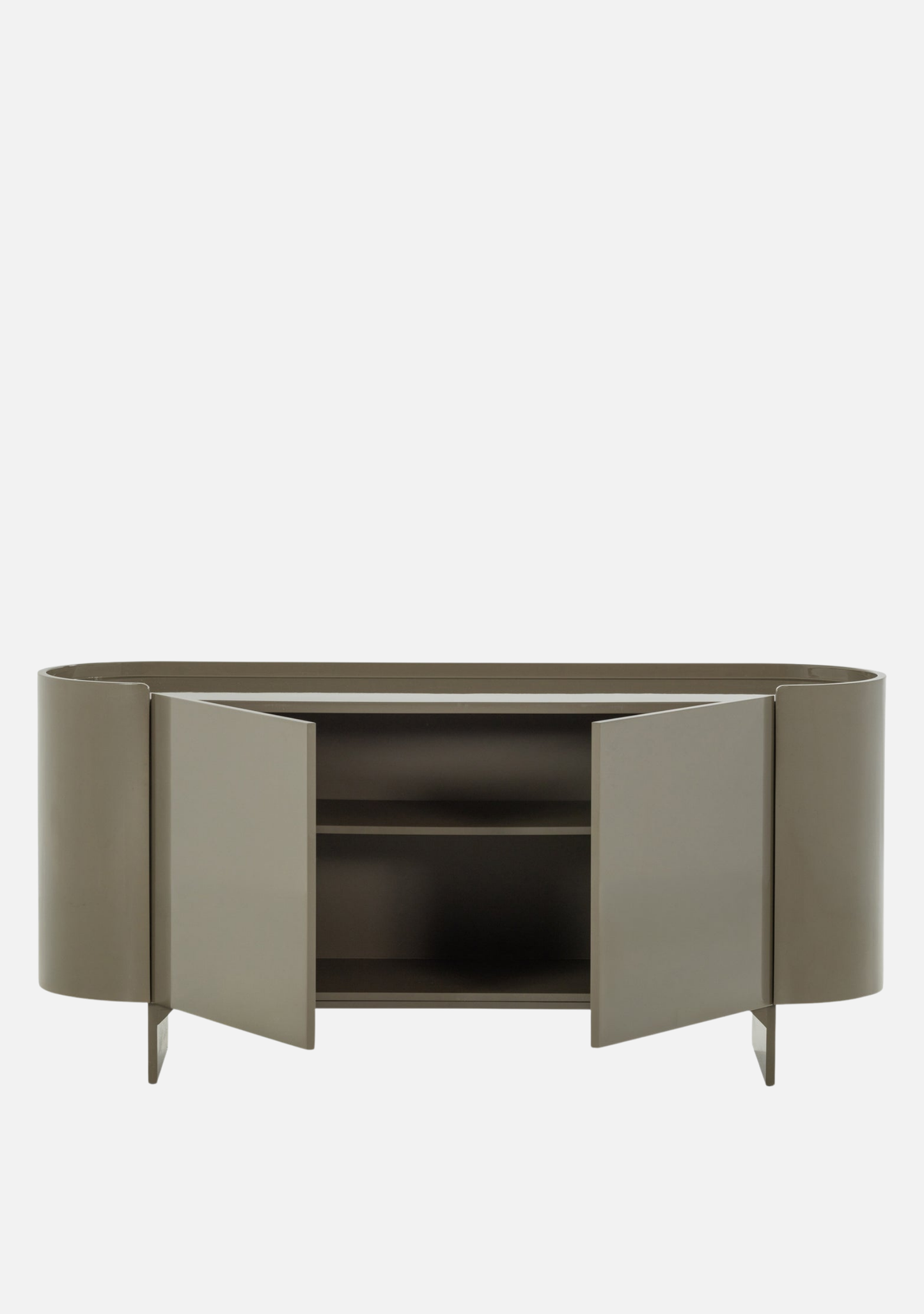 Liora TV Unit / Sideboard – High-Gloss Green FSC® - Elara Maison