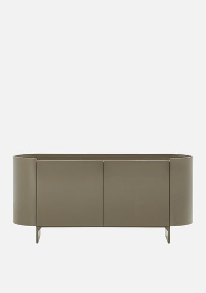 Liora TV Unit / Sideboard – High-Gloss Green FSC® - Elara Maison
