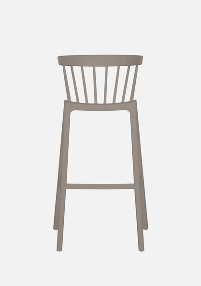 Bliss Barhocker – Taupe, 2er-Set