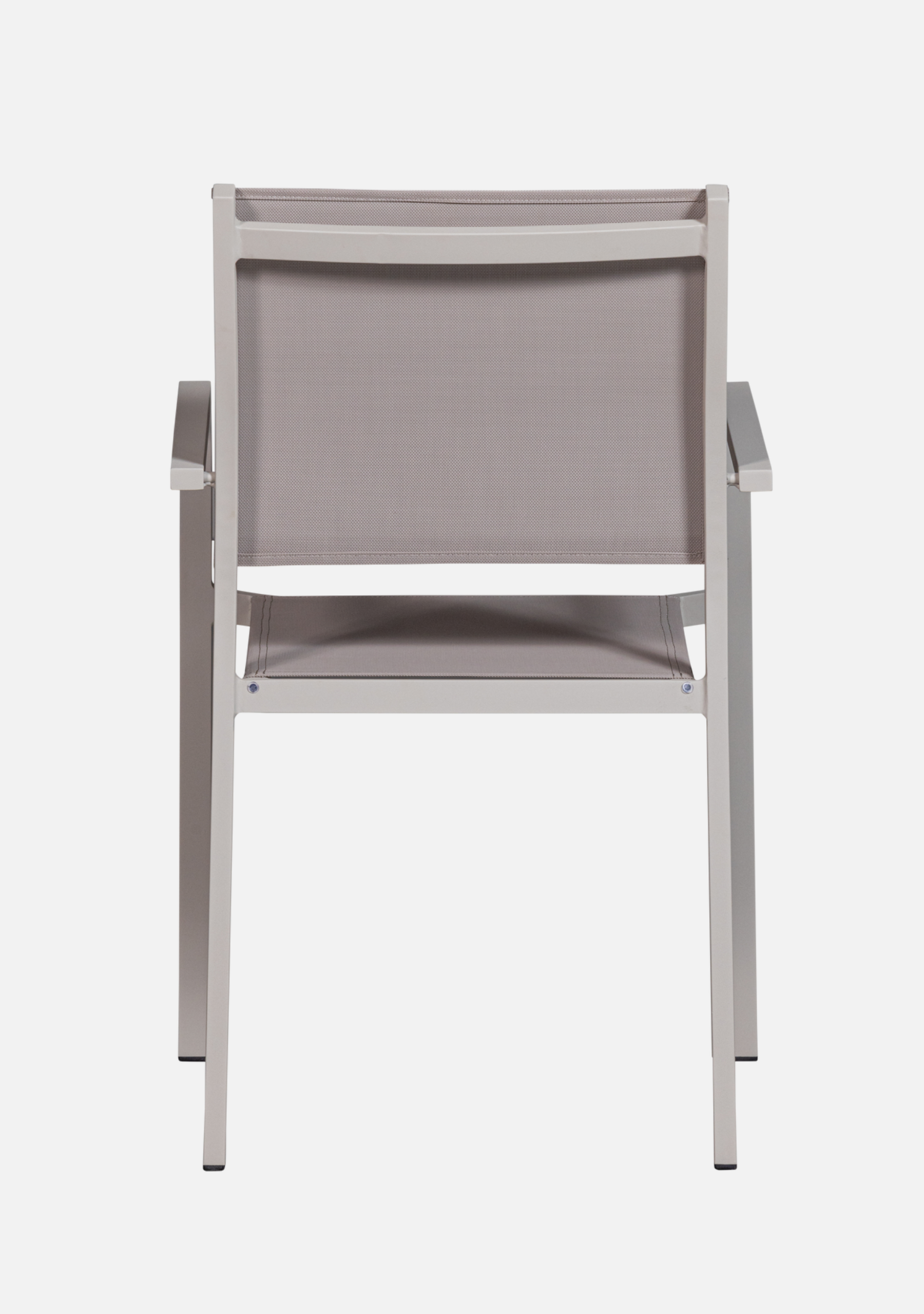 FOWL GARDEN CHAIR ALUMINIUM/TEXTILE SAND - Elara Maison