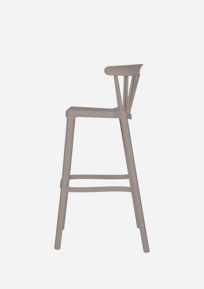 Bliss Barhocker – Taupe, 2er-Set