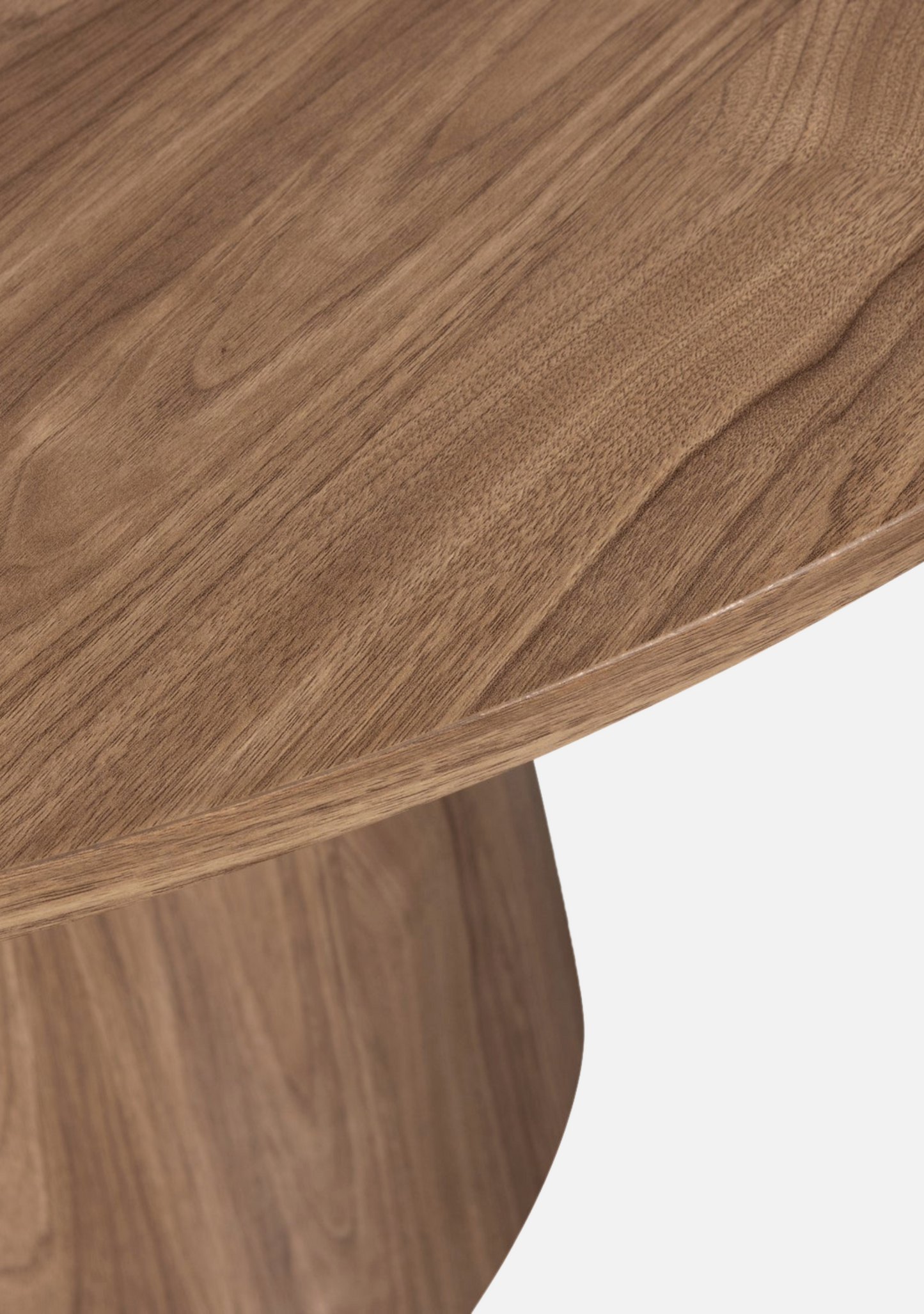 Maan Dining Table – Walnut Ø120 cm