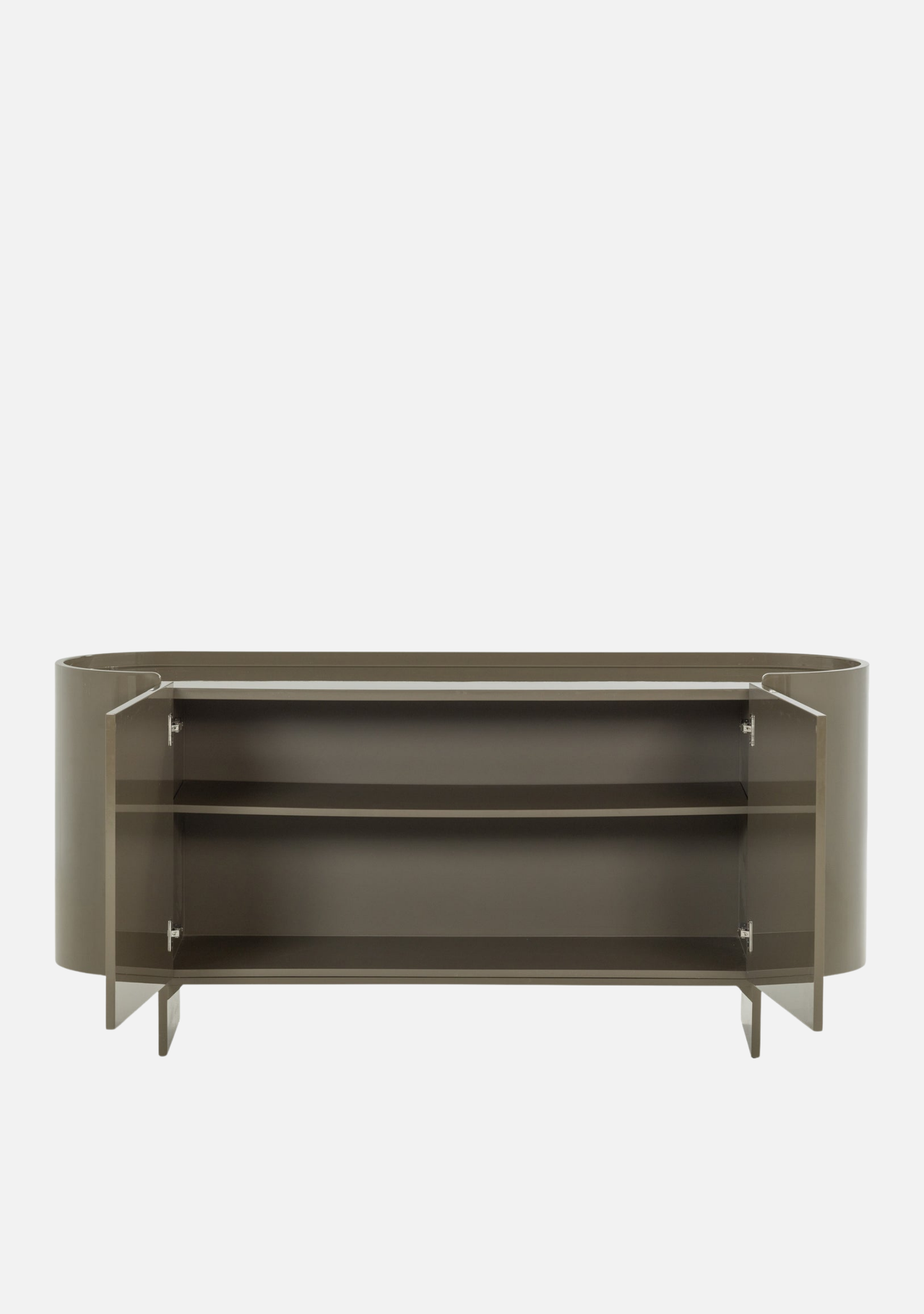 Liora TV Unit / Sideboard – High-Gloss Green FSC® - Elara Maison
