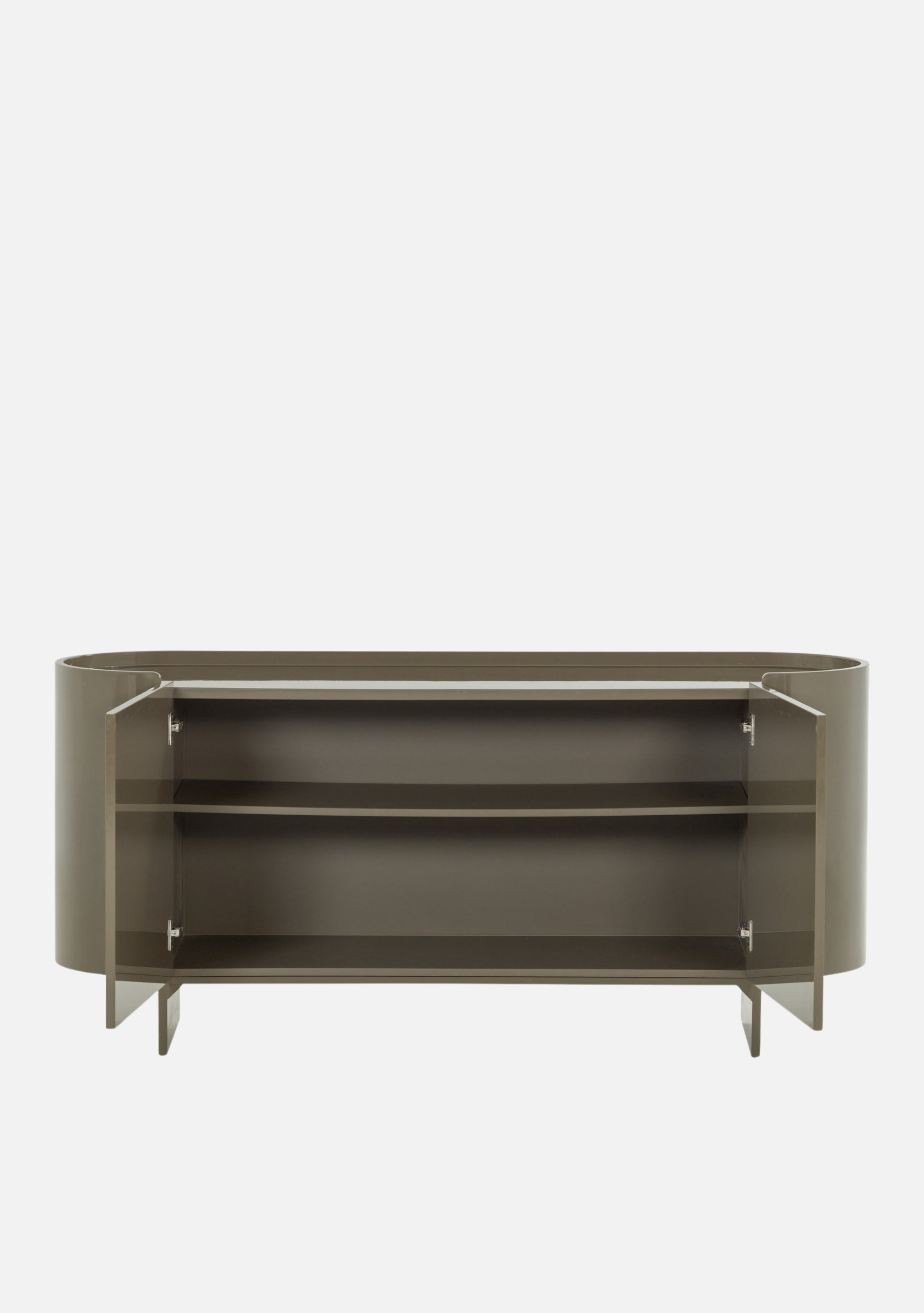 Liora TV Unit / Sideboard – High-Gloss Green FSC® - Elara Maison
