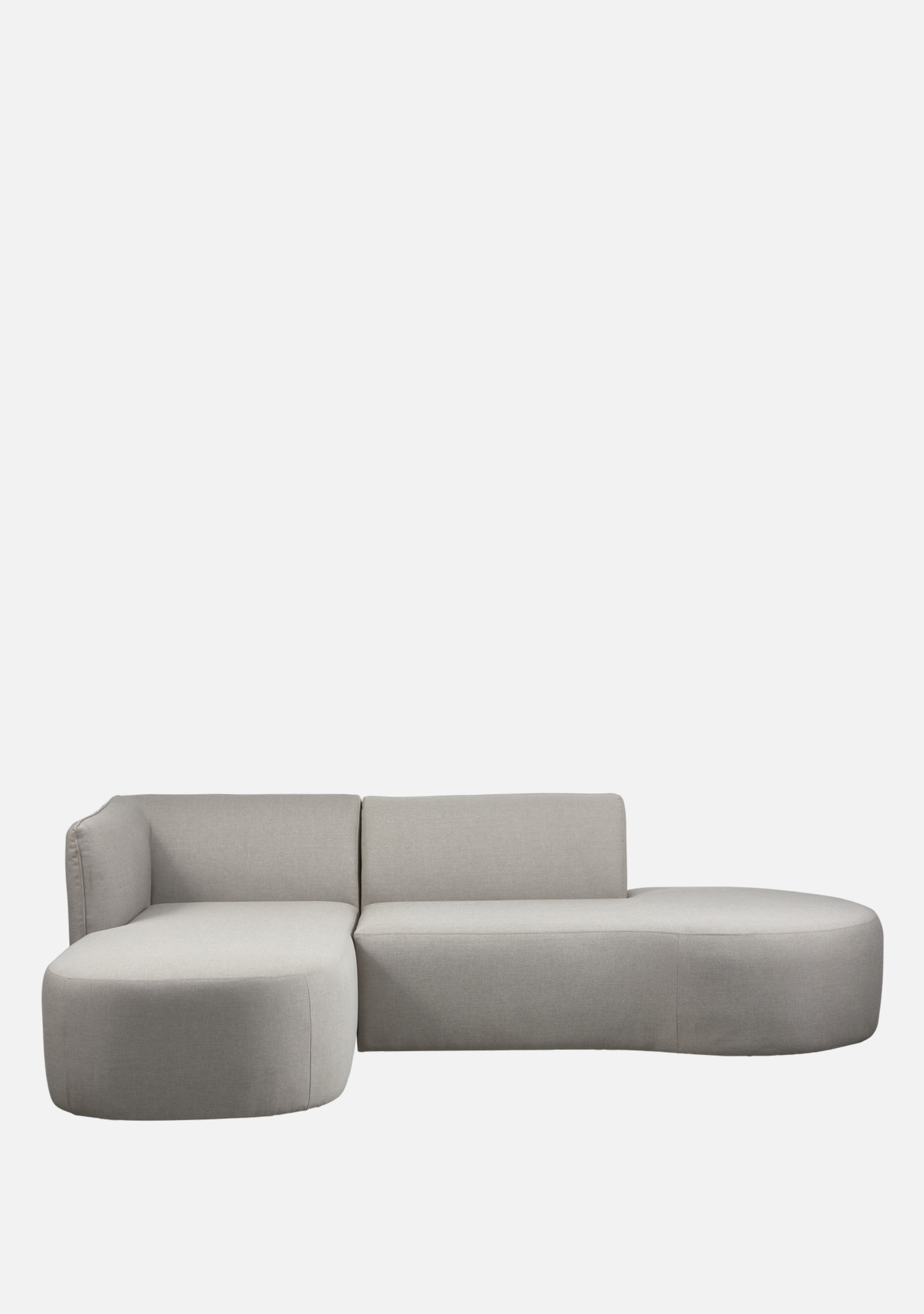 Chios Organic Outdoor Lounge – Left Configuration, Sand - Elara Maison