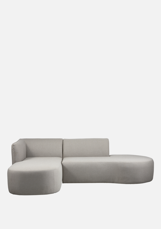 Chios Organic Outdoor Lounge – Left Configuration, Sand - Elara Maison