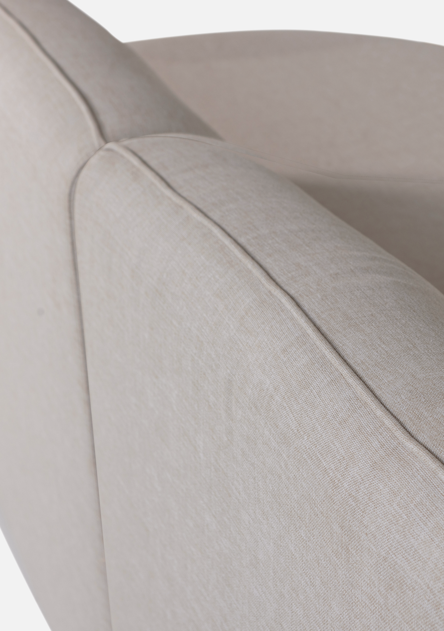 Chios Organic Outdoor Lounge – Left Configuration, Sand - Elara Maison