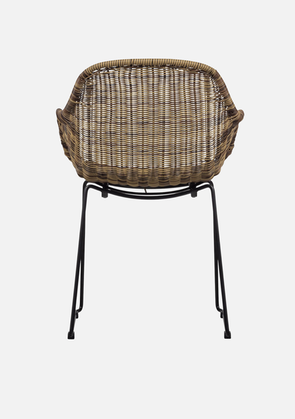 WILLOW GARDEN CHAIR NATURAL Set - 2 - Elara Maison