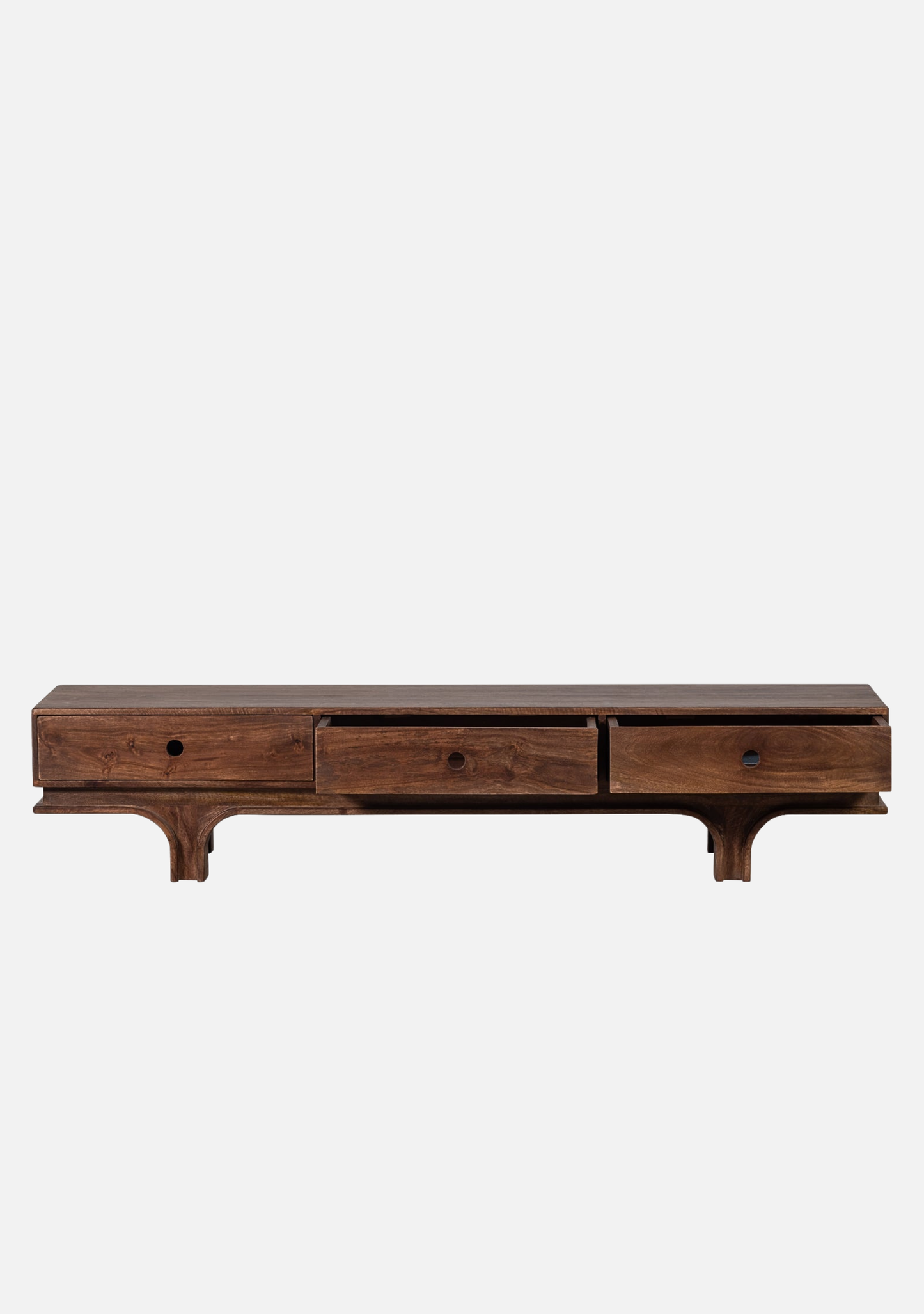Staes TV Unit – Walnut Mango Wood