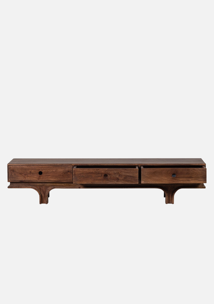 Staes TV Unit – Walnut Mango Wood