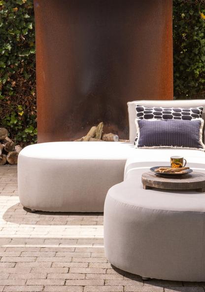 Chios Organic Outdoor Lounge – Left Configuration, Sand - Elara Maison
