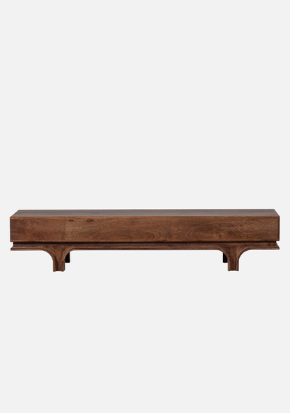 Staes TV Unit – Walnut Mango Wood